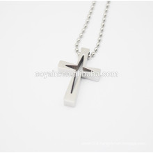 Fashion silver celtic cross necklace stainless steel